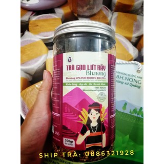 Trà gạo lứt rẫy BH.Nong - 500g (ủng hộ Miền Trung)