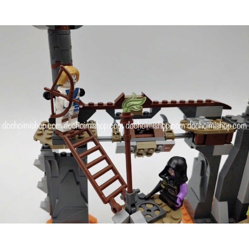 Ảnh thật cuối  Lắp ráp 7184 Ngục tối của phù thuỷ đầu lâu Ninjago Season 13