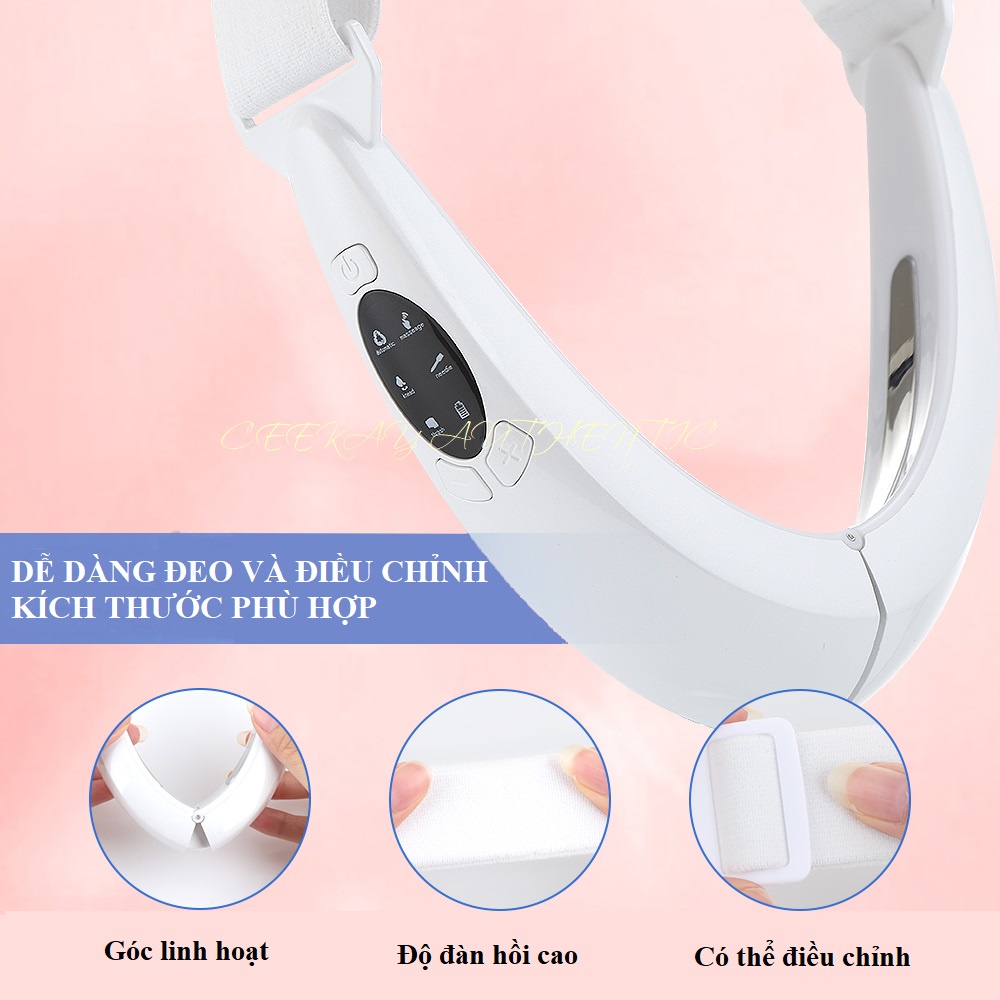 Máy massage mặt nâng cơ đeo cằm tạo cằm Vline - kiểu máy chăm sóc da mặt cao cấp chính hãng YAKINI