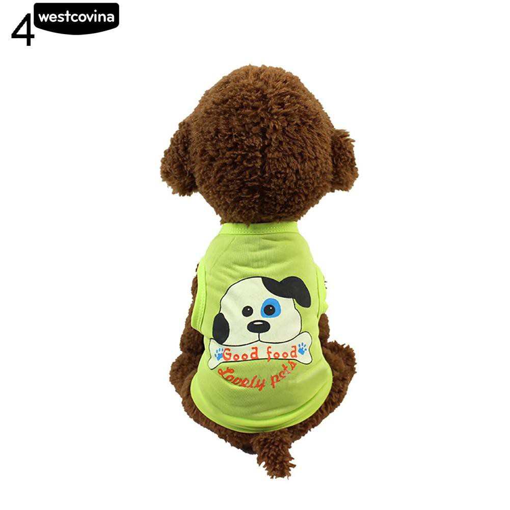 Áo Thun 3 Lỗ In Chữ Cho Thú Cưng