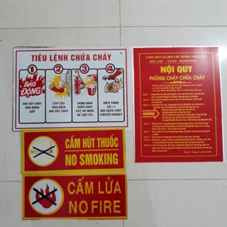Bộ nội quy tiêu lệnh pccc