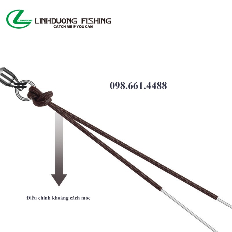 Thẻo Săn Hàng Lưỡi Đôi Buộc Sẵn Chuyên Câu Câu Đơn , Câu Đài , Cước Carbon , Lưỡi Săn Hàng Thép phủ Silicon