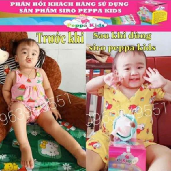 SiRo peppa kids (trị trẻ biếng ăn . táo bón . hấp thu tốt ) hàng cty7