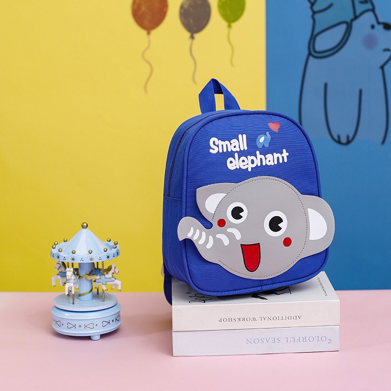 (TH4) Balo Mẫu Giáo Cho Bé Hình Voi Đáng Yêu