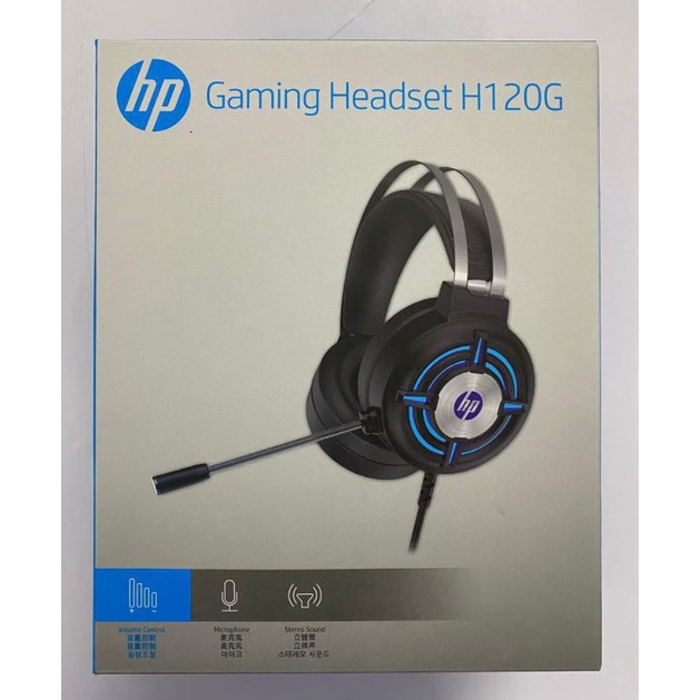 Tai nghe Gaming HP H120G, Jack USB 7.1, Có mic âm thanh cực hay, LED 7 màu– Chuyên dụng cho máy vi tính, laptop