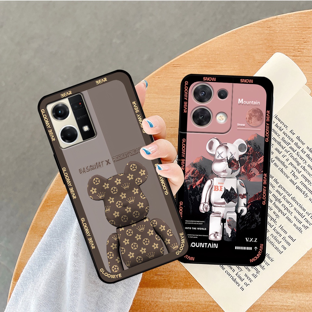 Ốp lưng Oppo Reno 8 4G / Reno 8 Z 5G / Reno 8 5G in hình bearbrick, moutain nasa cá tính,ốp lưng chống sốc, bền đẹp