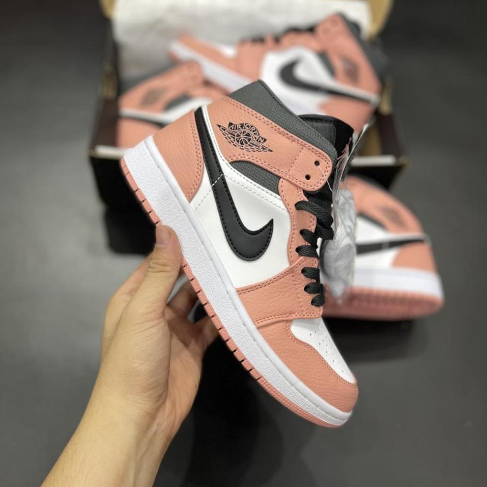 BIG SALE Giày Sneaker Jordan 1 hồng cao.Giày  jordan cao cổ hồng Thể Thao Nam Nữ Cao Cổ Full Phụ Kiện | BigBuy360 - bigbuy360.vn