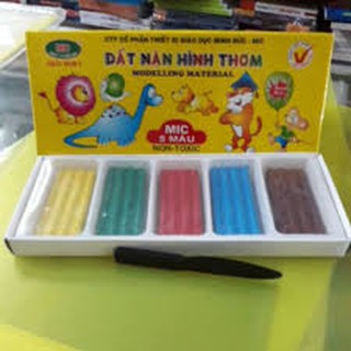 Combo 10 Hộp đất nặn MIC đủ 5 màu giá sỉ - SP000948