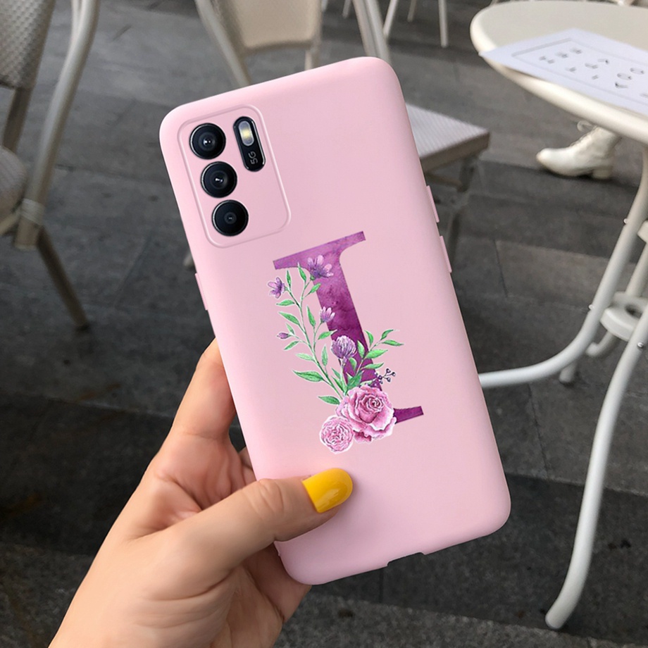 Ốp Điện Thoại Silicon Mềm Nhám Chống Sốc In Chữ Dễ Thương Cho Oppo Reno6 Z 5G Reno6Z Reno 6 Z 2021