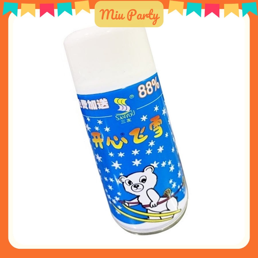 Chai Xịt Tuyết Tan Noel, Giáng Sinh -  Dùng Trong Tiệc Sinh Nhật, Đám Cưới, Lễ Hội