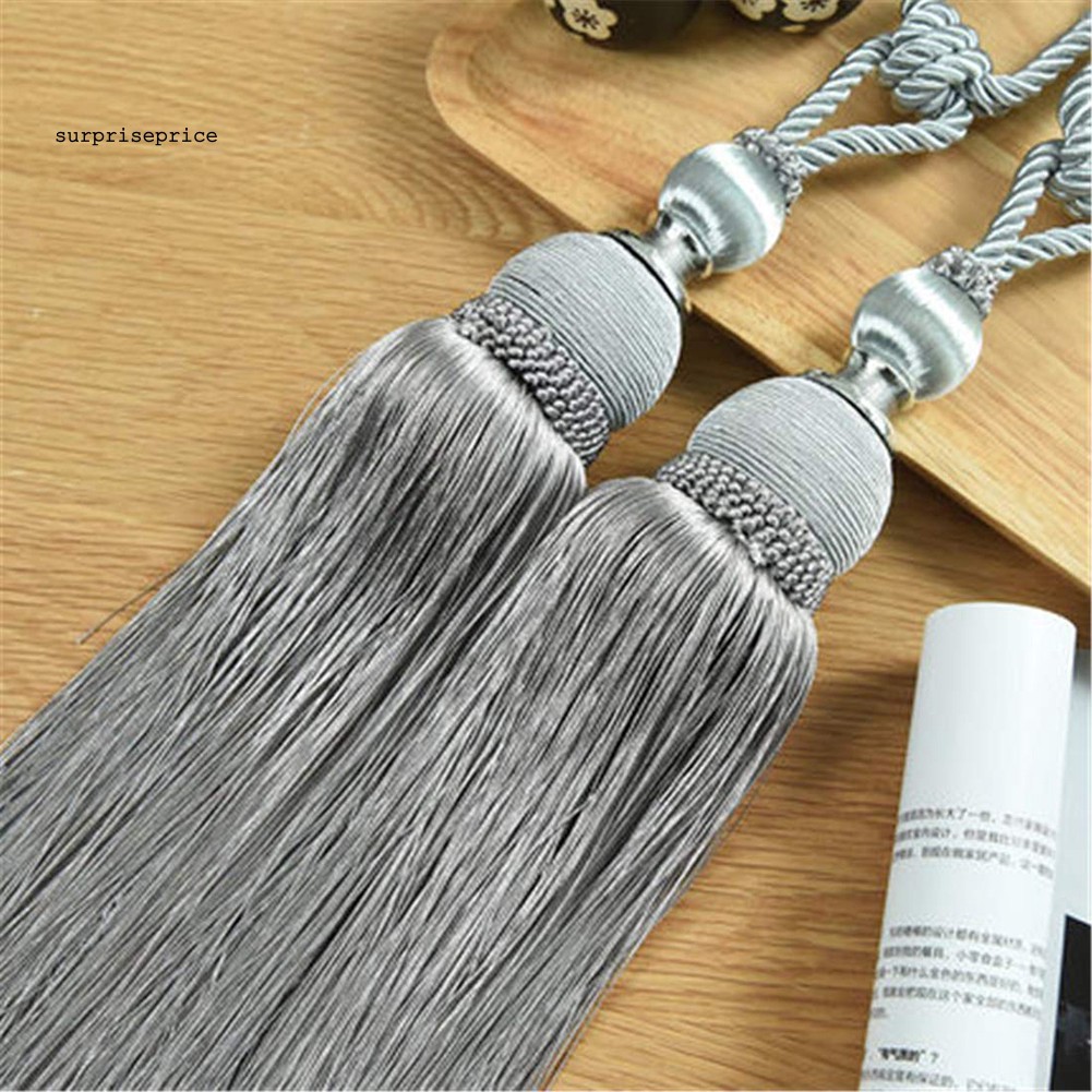 Bộ 2 Dây Cột Rèm Dạng Núm Tua Xinh Xắn