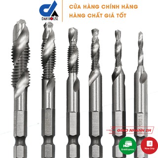 Bộ 6 Mũi Khoan Taro HSS 4341 Tạo Ren Cao Cấp - Dan House