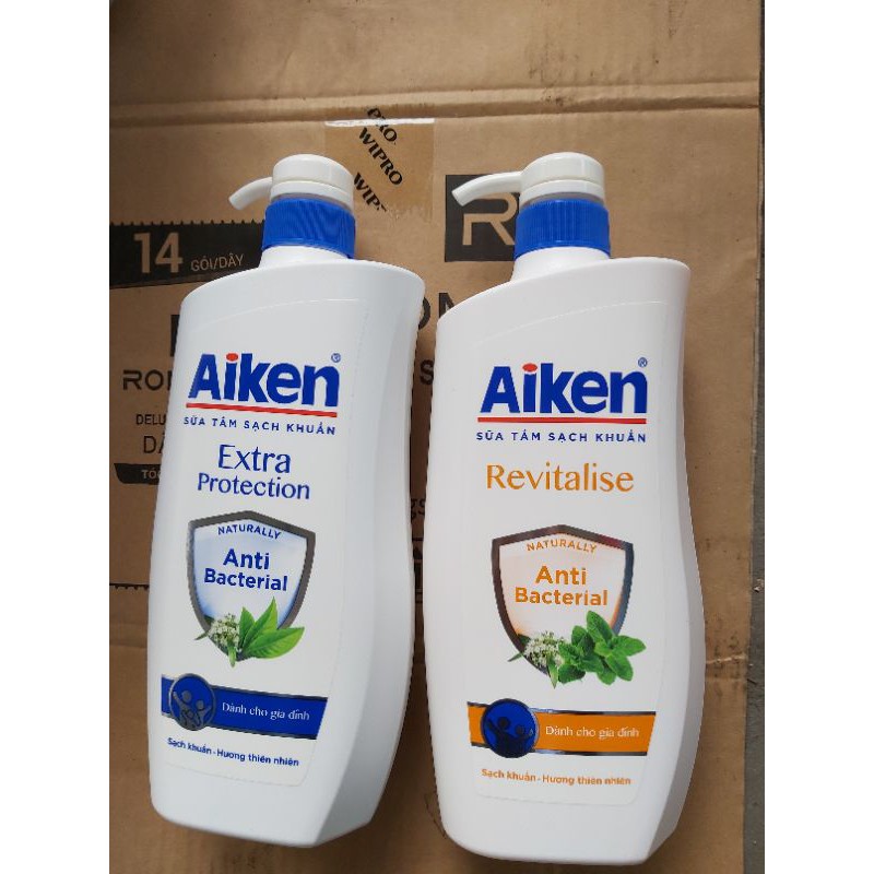 Sữa tắm sạch khuẩn cho gia đình Aiken 850g