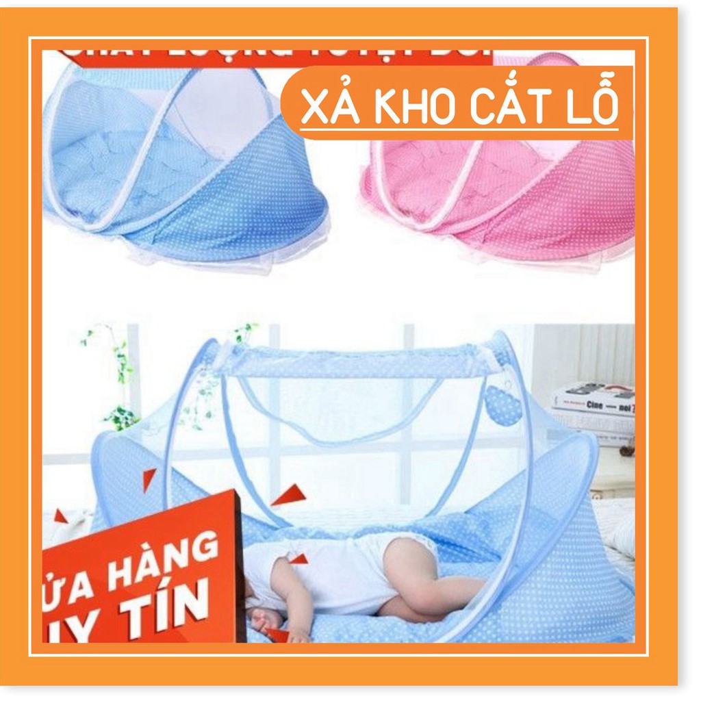 Màn, mùng, nôi chụp cho bé có nhạc- Màn Chống Muỗi cho bé, Màn Dễ Gấp Gọn, Chất Liệu Mịn Màng , Êm Ái, Thoáng Mát Cho Bé