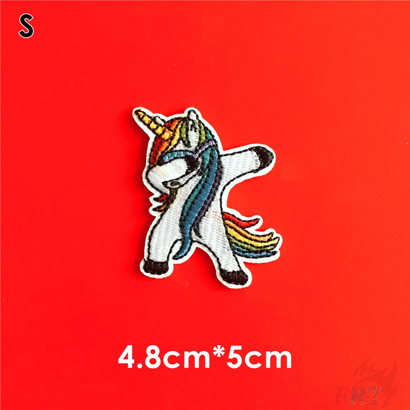 ☸ Sticker Ủi Thêu Hoạt Hình Dễ Thương ☸ 1 Cái Tự May Thêu Trên Sắt Trên Huy Hiệu Miếng Vá