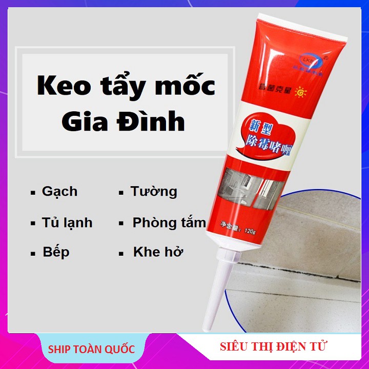 Keo tẩy mốc chân tường, Gel tẩy mốc đa năng - Keo Làm Sạch 2021