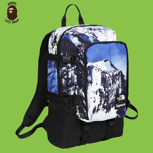 [Best Quality] Balo Supreme x The North Face, Sup x TNF Backpack, Chất liệu Vải Canvas pha Poli, kích thước lớn