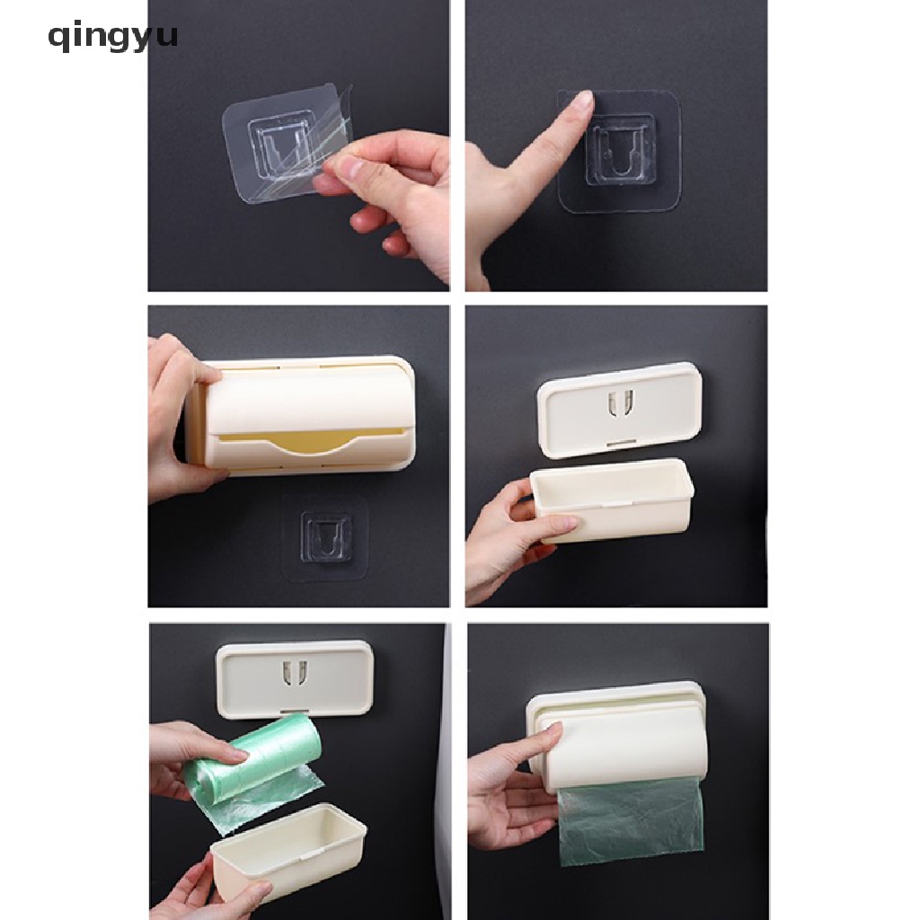 Hộp Đựng Túi Rác Gắn Tường Đa Năng Tiện Lợi