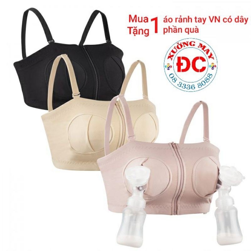 Áo lót hút sữa rảnh tay và cho con bú 2 trong 1 mặc được cả ngày thay áo ngực thông thường 250