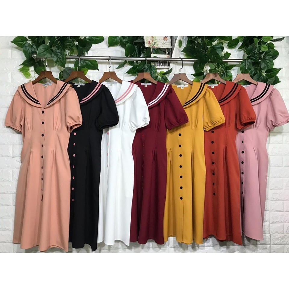 Đầm cotton Thái cổ sen size M L XL XXL XXXL giá 220K