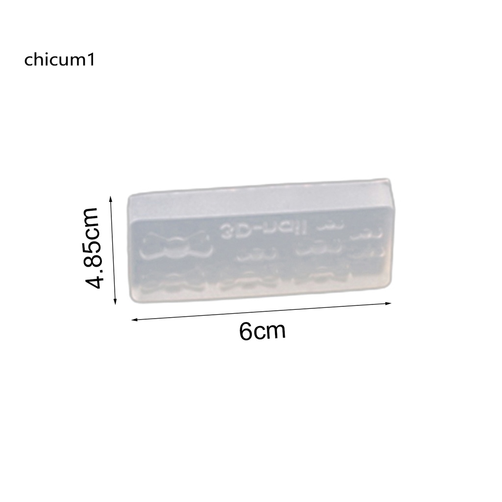 [Hàng mới về] Set 6 khuôn acrylic trong suốt siêu nhẹ 3d chuyên dụng cho làm móng nghệ thuật