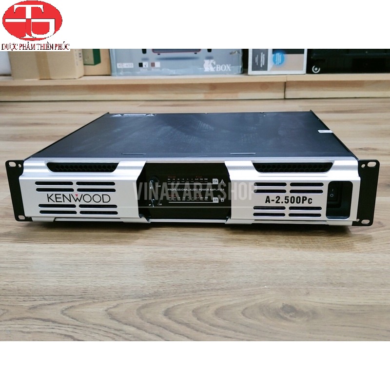 CỤC ĐẨY CÔNG SUẤT Kenwood A-2500Pc 24 sò lớn Toshiba 8 biến trở. mặt phay nhôm, nguôn đồng tròn ( sản phẩm nhập kh