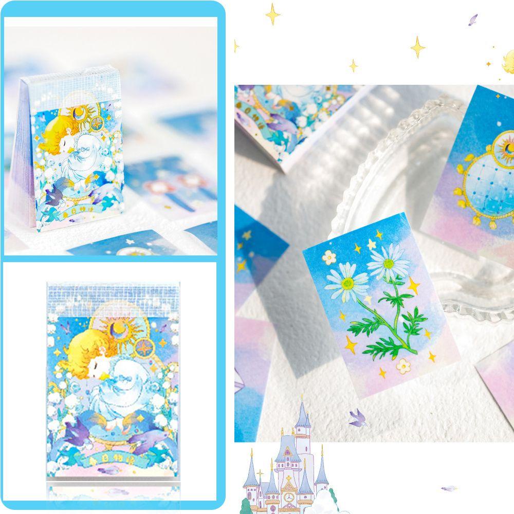 Bộ 50 Tờ Sticker Dán Trang Trí Điện Thoại, Nhật Ký