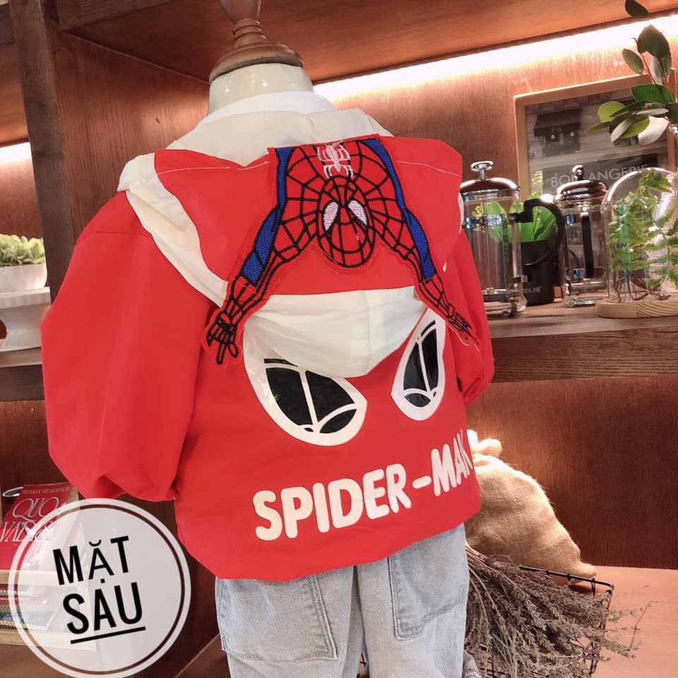 Áo gió siêu nhân nhện cho bé trai cá tính - AGN