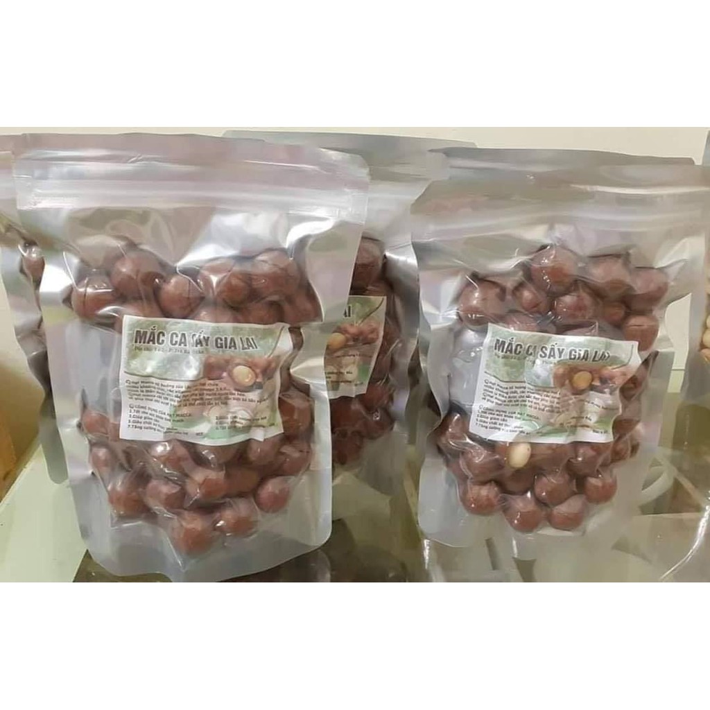 Hạt Macca sạch Gia Lai sấy chín, ngon giòn rụm, sản phẩm bổ dưỡng, hàng nhà trồng đảm bảo an toàn