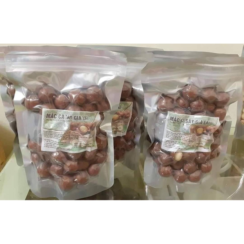 Hạt macca Gia Lai  sấy chuẩn  hạt to, giòn bùi, thơm, mới ngon nhà làm 1kg