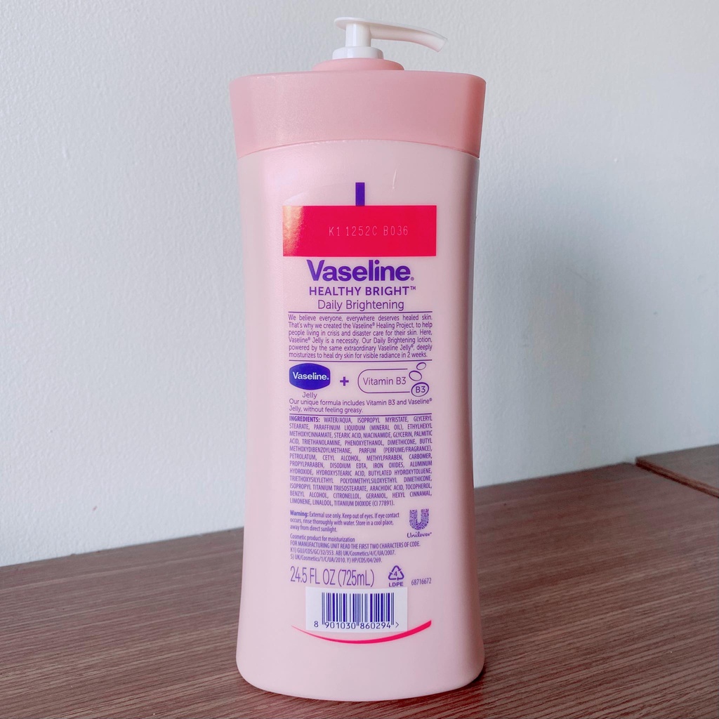 SỮA DƯỠNG THỂ TOÀN THÂN VASELINE 725ML