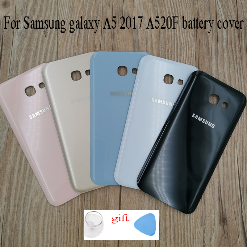 Nắp Lưng Điện Thoại Bằng Kính Thay Thế Chuyên Dụng Cho Samsung Galaxy A5 2017 A520f A5200
