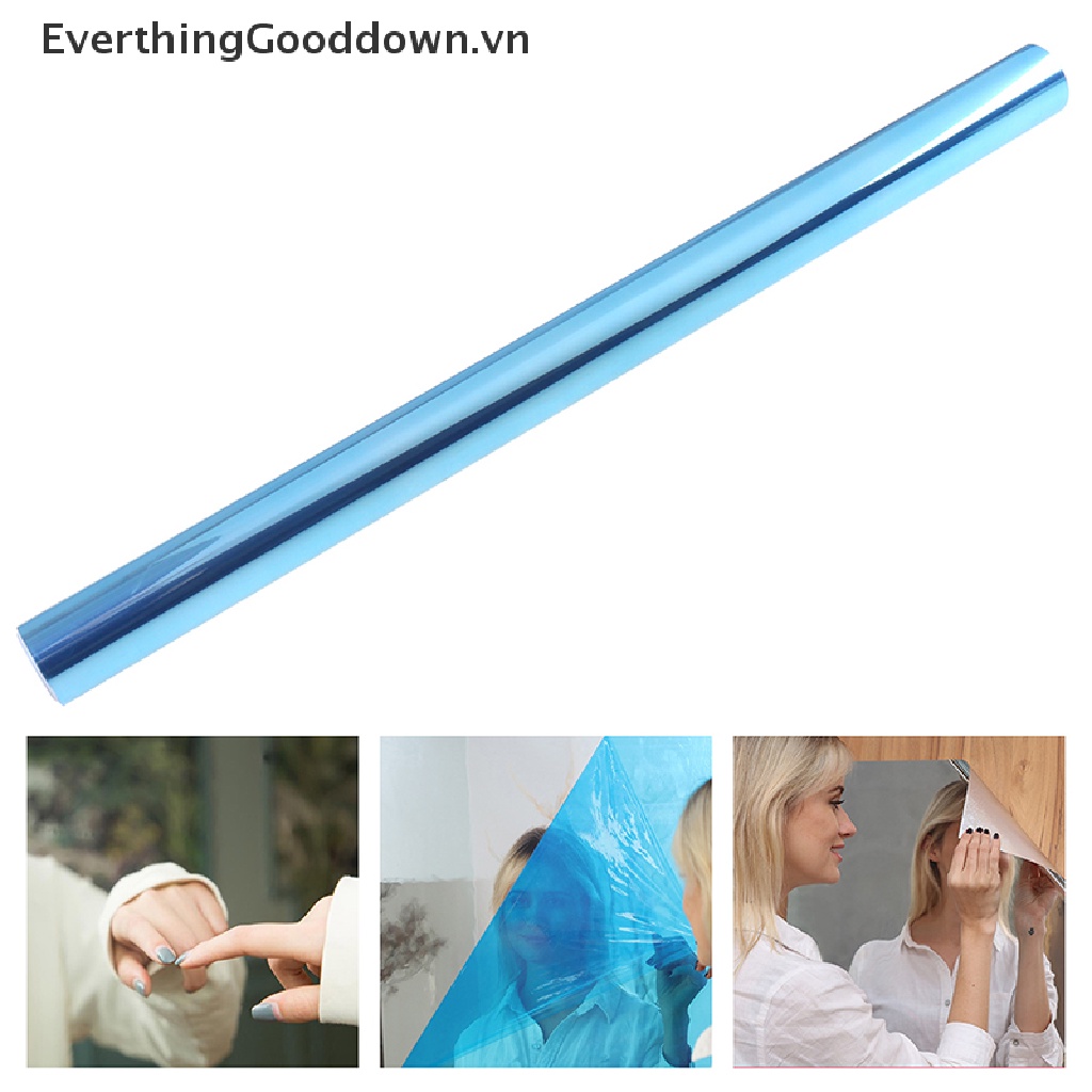 Everthinggooddown Sticker Dán Tường Tráng Gương Tự Dính 50X100cm Có Thể Tháo Rời