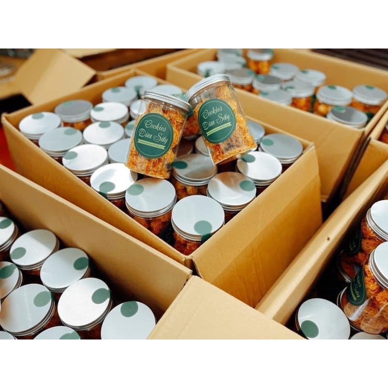 Bánh quy dừa nướng giòn thơm healthy hũ 200g