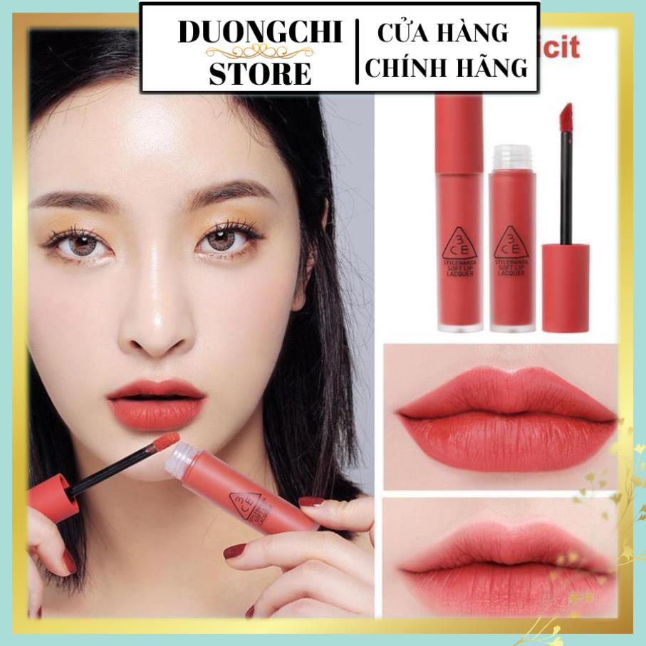 Son Kem Lì 3CE Soft Lip Lacquer 6g [NEW 2018]