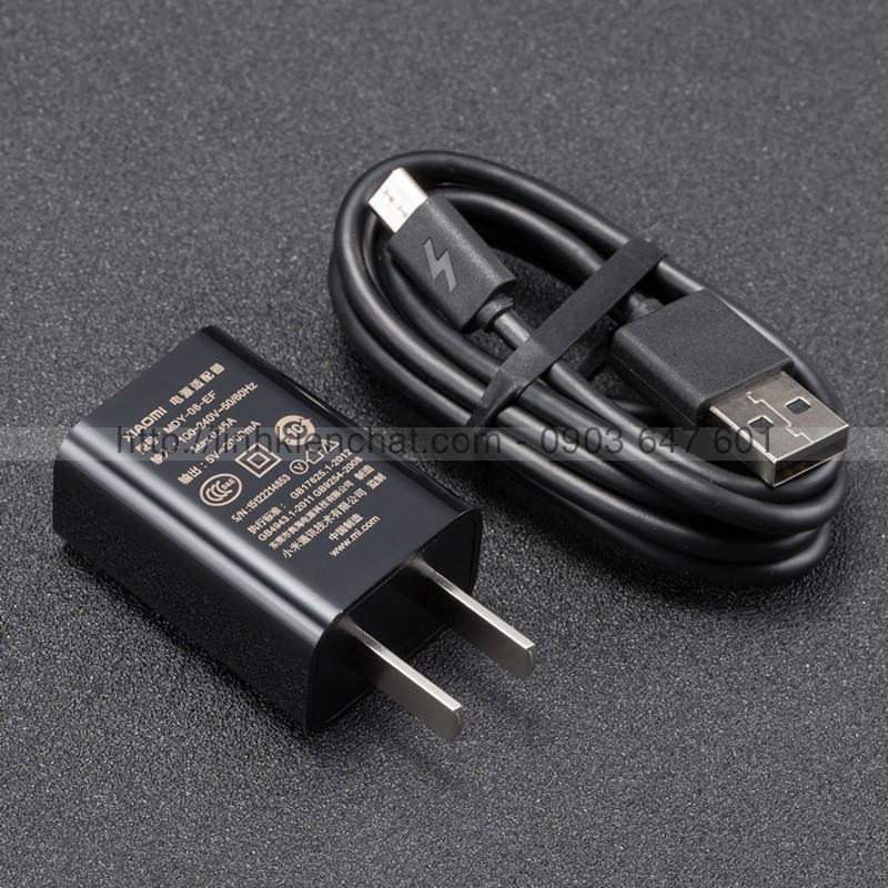 Sạc cáp Xiaomi 2A và dây sạc Xiaomi microUSB Zin - Hàng nhập Khẩu