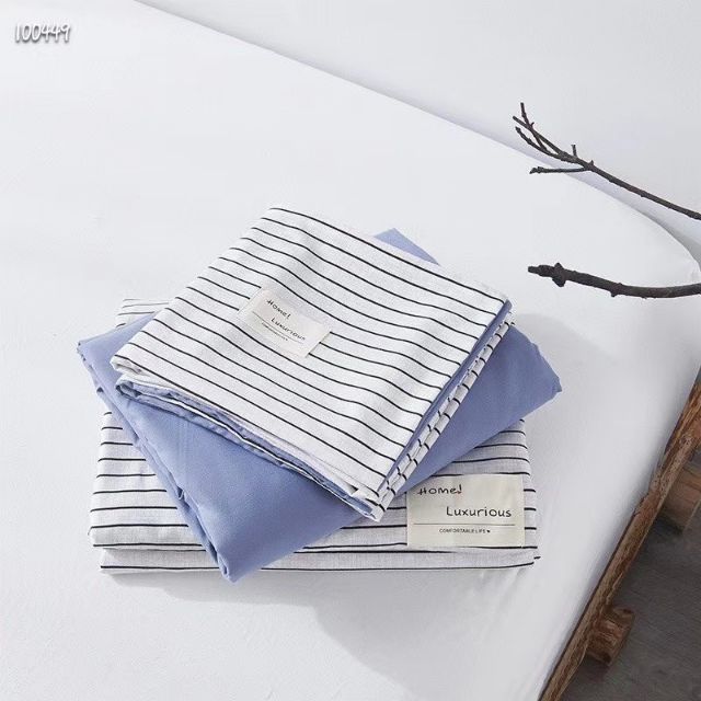 Bộ cotton Tici Kẻ ( cotton tici cao cấp)