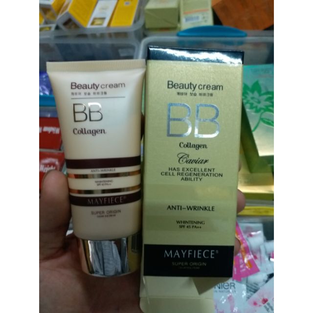 Kem nền bb collagen mayfiece ( bẹt vàng)