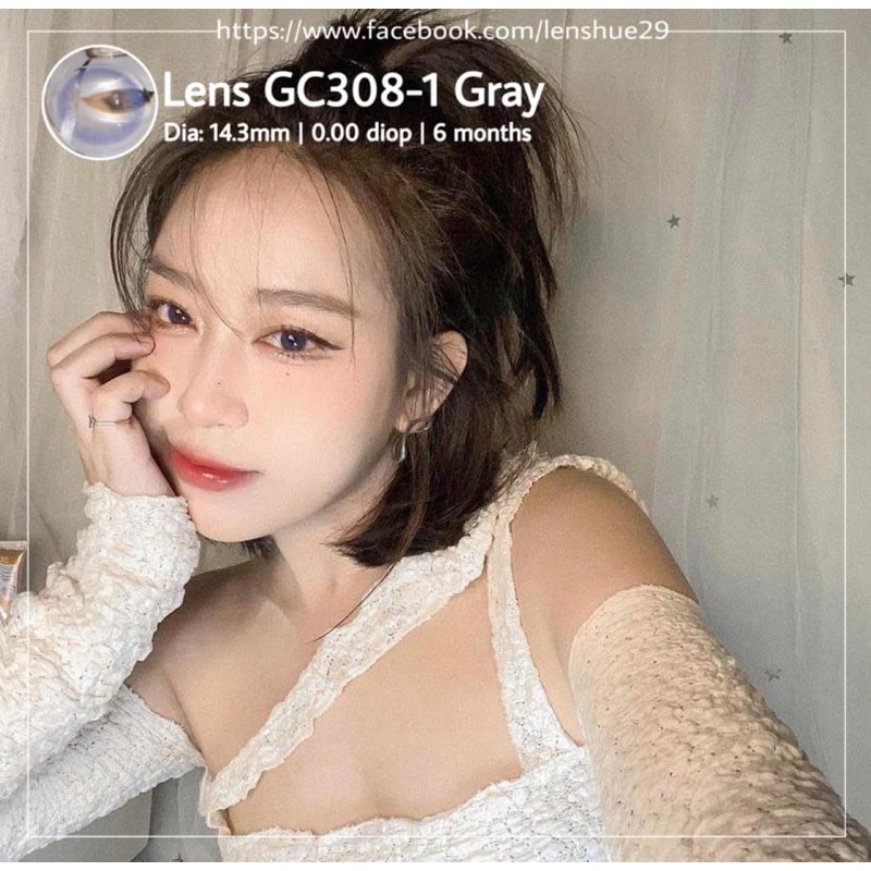 MẪU LENS FB202 GRAY- XÁM PHA TONE VÀNG SIU TÂY