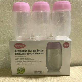 Hộp 3 bình trữ sữa mẹ 150ml không kèm ti unimom um880045