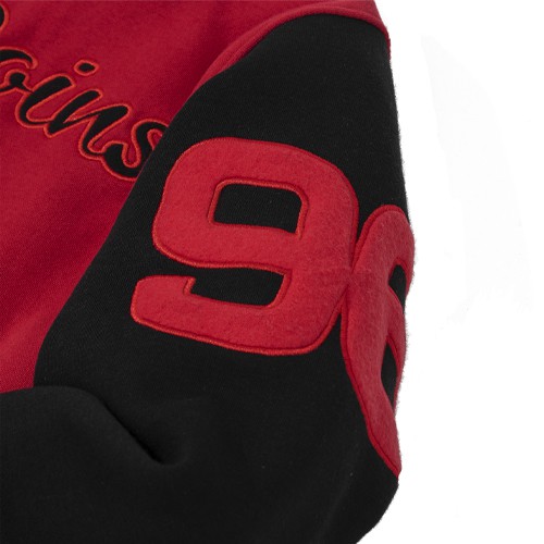 Áo khoác DirtyCoins Embroidered Varsity Jacket - Red/Black | BigBuy360 - bigbuy360.vn