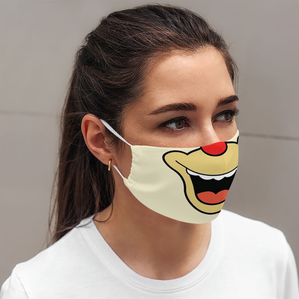 Khẩu trang cho bé dễ thương đáng yêu vui nhộn cute trẻ em Hình Vẽ DRAWN CARTWELL chống giọt bắn có thể giặt và tái sử dụ
