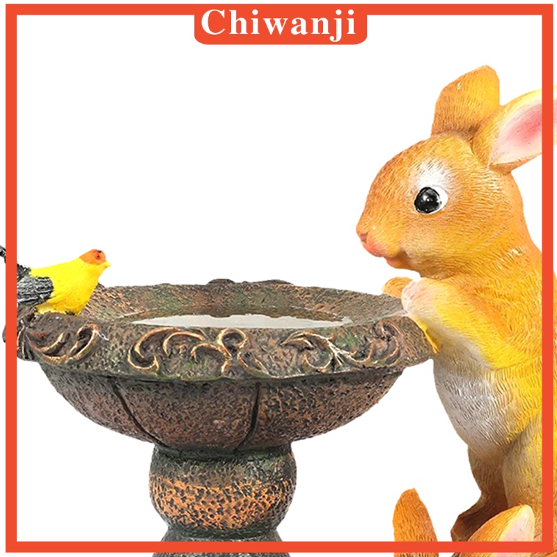 Đồ trang trí Chú Thỏ Có Đèn LED Sử Dụng Năng Lượng Mặt Trời Trang Trí Sân Vườn