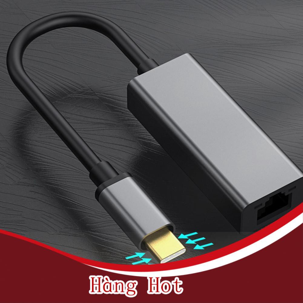 Đầu Chuyển Đổi Từ Cổng Type-C Sang Rj45 10/100mbps Lan Ethernet S3-8052-C