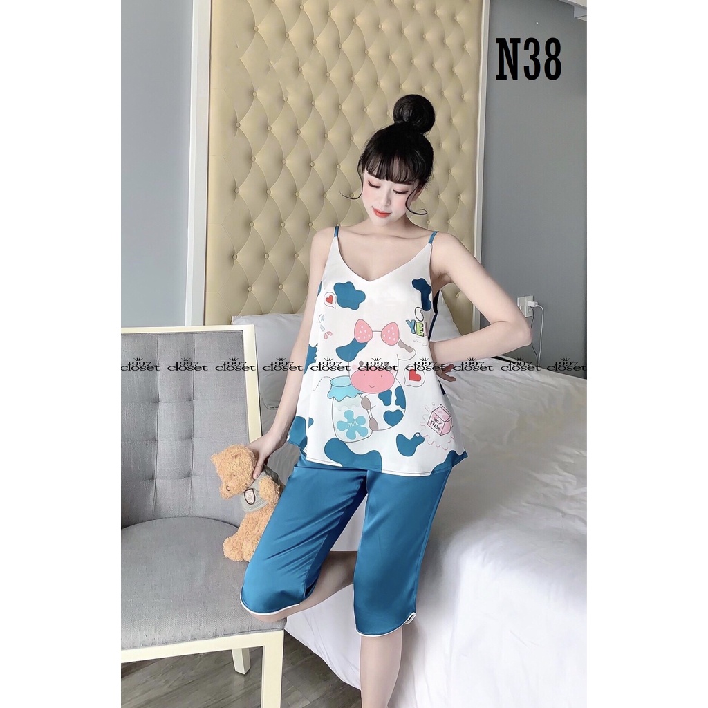 Set Bộ 2 Dây Bò Sữa Quần Lửng N38 - 1997Closet | BigBuy360 - bigbuy360.vn