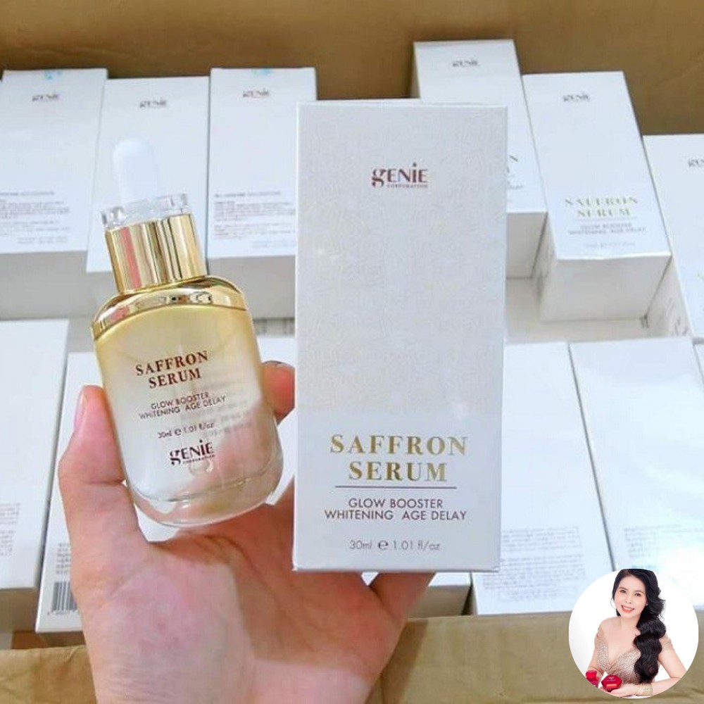 Serum Saffron Glow Booster Genie - Serum Hoa Nhụy Tây Genie Chính Hãng CÔNG TY