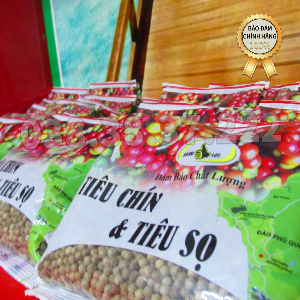 Tiêu sọ Phú Quốc SÁNG LỢI gói 250g