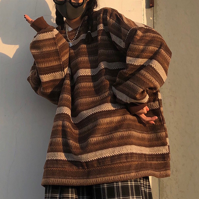 Áo len unisex họa tiết size M L