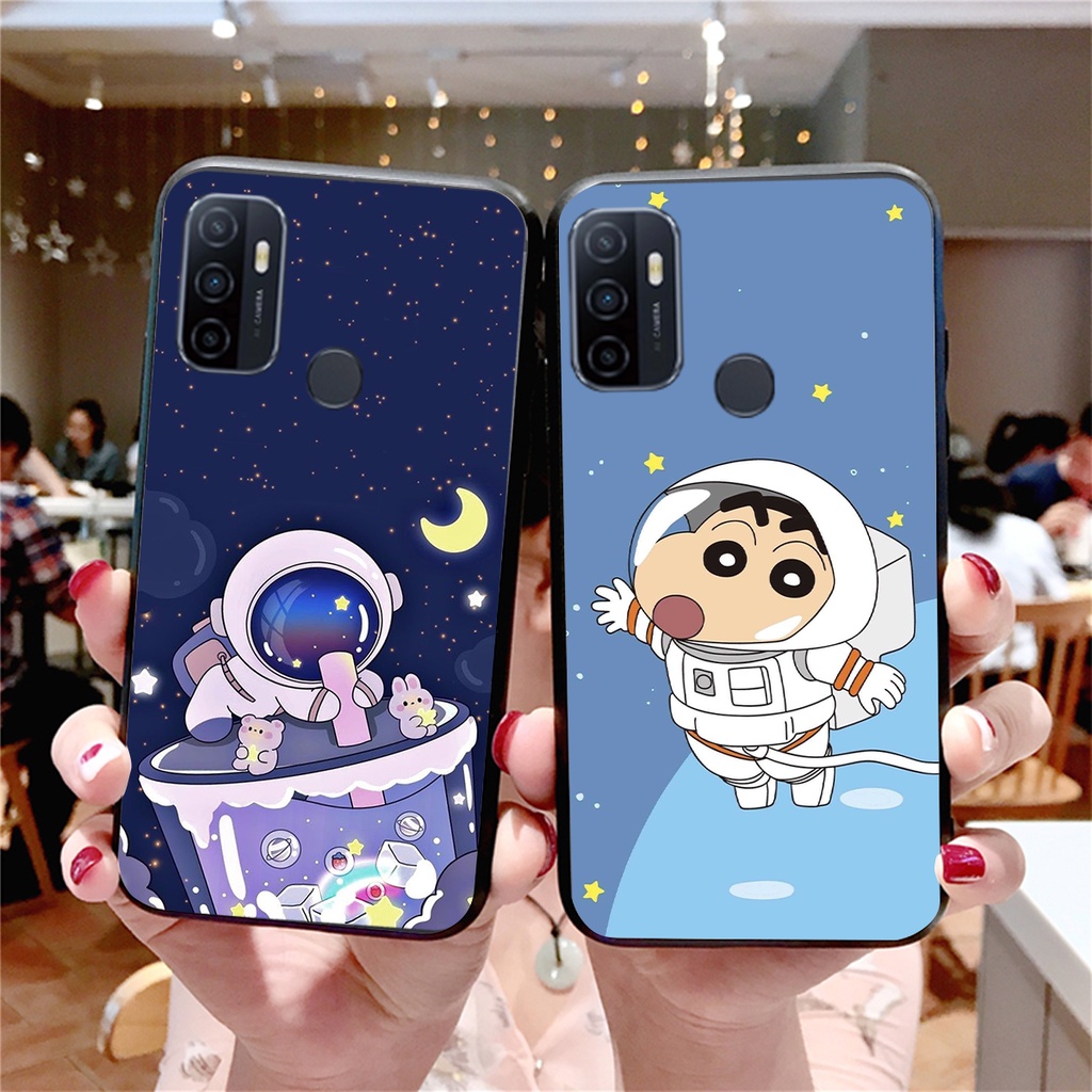 Ốp lưng Oppo A53 ốp phi hành gia đẹp