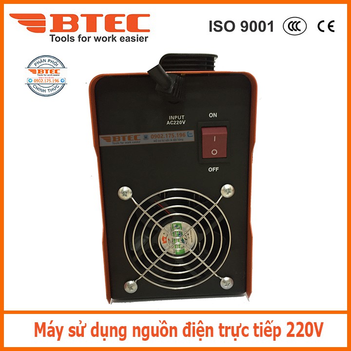 Máy hàn điện tử mini BTEC MMA-200ES - Thế hệ mới năm 2020